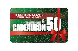 TERPSTRA MUZIEK DRUMLAND - CADEAUBON 50 EURO